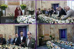 هنرنمایی دانش آموز دبستان دخترانه در آیین بزرگداشت سعدی شیرازی